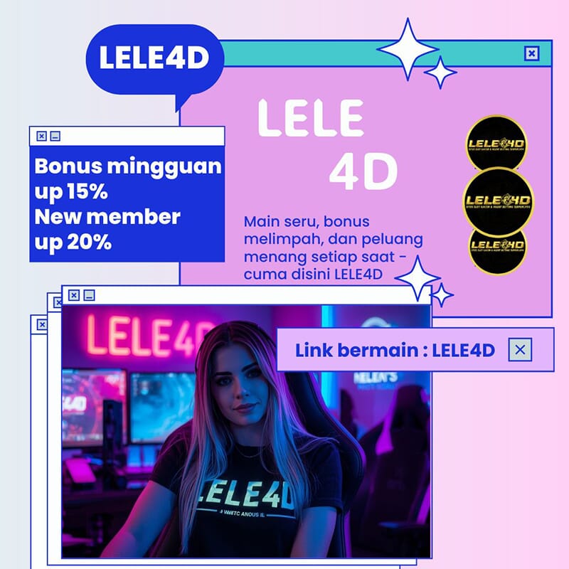 Banner LELE4D Platform Game Bola Modern